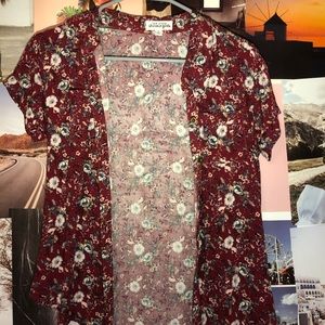 🥀☆ Girls Floral Button Up ☆🥀